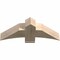 Ekena Millwork Bellingham Rough Sawn Timber Gable Bracket, Douglas Fir, 36"W x 13"H x 6"D x 6"F, 9/12 Pitch GBW036X13X0606BEL00RDF - alternate 2